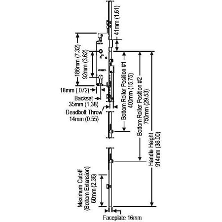 Strybuc Manual 4 Roller Lock Ext 850-8778883